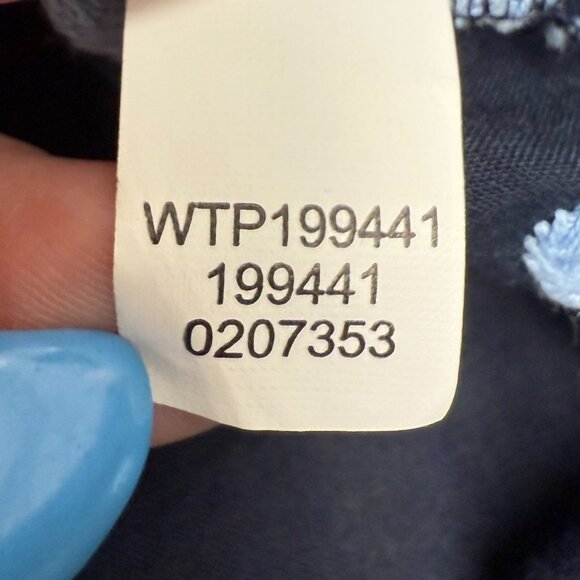 EUC Women's J. JILL 1-Pocket Button Down Oversized Shirt Embroidered | Size XS - Picture 8 of 8